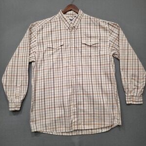 Roper Men's  Check‎ Long Sleeve Button Up Western Shirt Size 2XLT